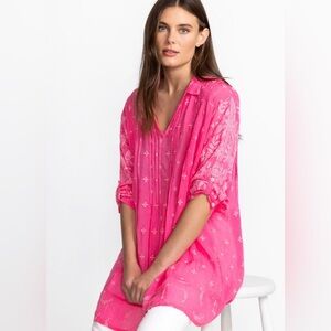 Johnny Was Marti Vera Tunic L EUC